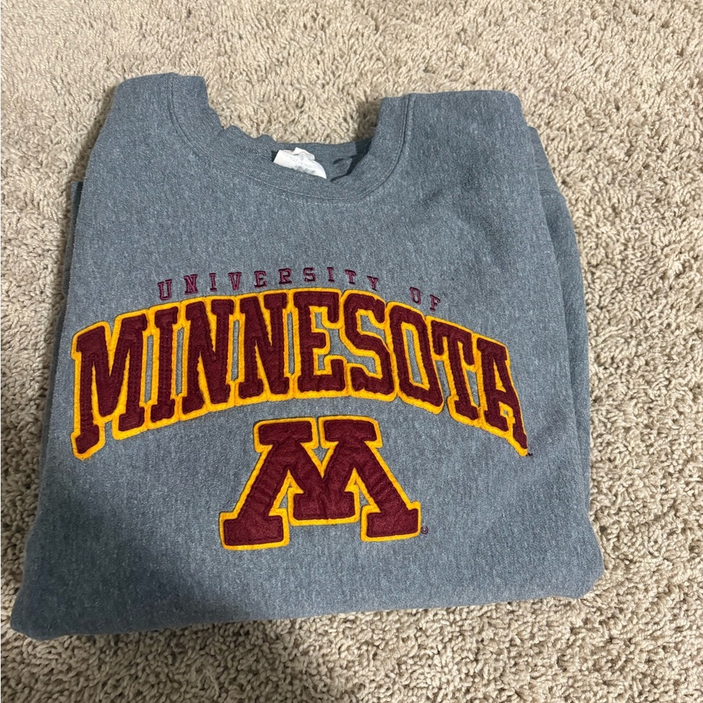 University of Minnesota Gray Crewneck Sweater